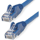 StarTech N6LPATCH10BL 3m(10ft) CAT6 Ethernet Cable, LSZH (Low Smoke Zero Halogen) 10 GbE Snagless 100W PoE UTP RJ45 Blue Network Patch Cord, ETL