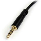 StarTech MU3MMSRA 3 ft Slim 3.5mm to Right Angle Stereo Audio Cable - M/M