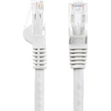 StarTech N6PATCH15WH 15ft CAT6 Ethernet Cable - White Snagless Gigabit - 100W PoE UTP 650MHz Category 6 Patch Cord UL Certified Wiring/TIA