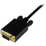 StarTech MDP2VGAMM15B 15 ft Mini DisplayPort to VGA Adapter Converter Cable - mDP to VGA 1920x1200 - Black
