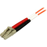 StarTech 50FIBPLCST3 3m Fiber Optic Cable - Multimode Duplex 50/125 - OFNP Plenum - LC/ST - OM2 - LC to ST Fiber Patch Cable