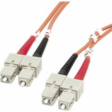 StarTech FIBSCSC2 2m Fiber Optic Cable - Multimode Duplex 62.5/125 - LSZH - SC/SC - OM1 - SC to SC Fiber Patch Cable