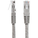 StarTech C6PATCH1GR 1ft CAT6 Ethernet Cable - Gray Molded Gigabit - 100W PoE UTP 650MHz - Category 6 Patch Cord UL Certified Wiring/TIA