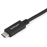 StarTech CDP2DVIMM1MB 3.3 ft / 1 m USB-C to DVI Cable - USB Type-C Video Adapter Cable - 1920 x 1200 - Black