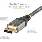 StarTech DP14VMM3M 10ft (3m) VESA Certified DisplayPort 1.4 Cable, 8K 60Hz HDR10, UHD 4K 120Hz Video, DP to DP Monitor Cord, DP 1.4 Cable, M/M