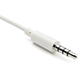 StarTech MUYHSMFFADW 3.5mm 4 Position to 2x 3 Position 3.5mm Headset Splitter Adapter M/F - White