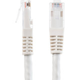 StarTech C6PATCH2WH 2ft CAT6 Ethernet Cable - White Molded Gigabit - 100W PoE UTP 650MHz - Category 6 Patch Cord UL Certified Wiring/TIA
