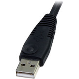 StarTech DP4N1USB6 6 ft 4-in-1 USB DisplayPort KVM Switch Cable