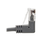 Tripp Lite N201-SR2-GY Right-Angle Cat6 Gigabit Snagless Molded Slim UTP Ethernet Cable (RJ45 M/M) Gray 2 ft. (0.61 m)