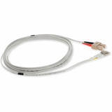 AddOn ADD-SC-LC-4M6MMF-GY 4m LC (Male) to SC (Male) Gray OM1 Duplex Fiber OFNR (Riser-Rated) Patch Cable