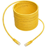 Tripp Lite N200-025-YW Cat6 Gigabit Molded (UTP) Ethernet Cable (RJ45 M/M) PoE Yellow 25 ft. (7.62 m)