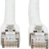 Tripp Lite N272-006-WH Cat8 25G/40G Certified Snagless Shielded S/FTP Ethernet Cable (RJ45 M/M) PoE White 6 ft. (1.83 m)