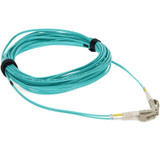 AddOn ADD-LC-LC-5M5OM4P 5m LC (Male) to LC (Male) Straight Aqua OM4 Duplex Plenum Fiber Patch Cable