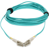 AddOn ADD-LC-LC-5M5OM4P 5m LC (Male) to LC (Male) Straight Aqua OM4 Duplex Plenum Fiber Patch Cable