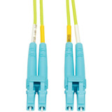 Tripp Lite N820-02M-OM5 100G Duplex Multimode 50/125 OM5 LSZH Fiber Optic Cable (LC/LC) Lime Green 2 m