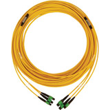 Tripp Lite N392B-23M-3X8AP 40/100G Singlemode 9/125 OS2 Fiber Optic Cable (3x8F MTP/MPO-APC F/F) LSZH Yellow 23 m (75 ft.)