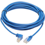 Tripp Lite N204-S20-BL-DN Down-Angle Cat6 Gigabit Molded Slim UTP Ethernet Cable (RJ45 Right-Angle Down M to RJ45 M) Blue 20 ft. (6.09 m)