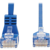 Tripp Lite N204-S20-BL-DN Down-Angle Cat6 Gigabit Molded Slim UTP Ethernet Cable (RJ45 Right-Angle Down M to RJ45 M) Blue 20 ft. (6.09 m)