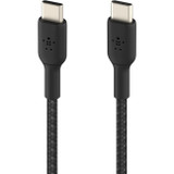 Belkin CAB004BT1MBK Boost↑Charge Braided USB-C to USB-C Cable (1 meter / 3.3 foot, Black)