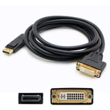 AddOn DISPLAYPORT2DVI-5PK 5PK DisplayPort 1.2 Male to DVI-I (29 pin) Female Black Adapters Which Requires DP++ For Resolution Up to 2560x1600 (WQXGA)