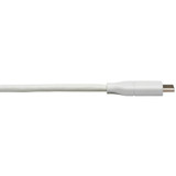 Tripp Lite U444-006-H4K6WE USB-C to HDMI Adapter Cable (M/M) 4K 60 Hz 4:4:4 Thunderbolt 3 Compatible White 6 ft. (1.8 m)