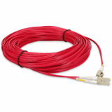 AddOn ADD-LC-LC-15M5OM4P-RD 15m LC (Male) to LC (Male) Red OM4 Duplex Plenum-Rated Fiber Patch Cable