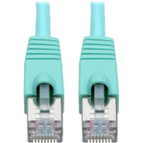 Tripp Lite N262-020-AQ Cat6a 10G Snagless Shielded STP Ethernet Cable (RJ45 M/M) PoE Aqua 20 ft. (6.09 m)