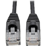 Tripp Lite N261-S02-BK Cat6a 10G Snagless Molded Slim UTP Ethernet Cable (RJ45 M/M) Black 2 ft. (0.61 m)