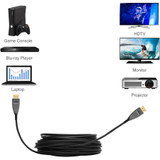 SIIG CB-DP2011-S1 DisplayPort 1.4 Fiber Optical Cable - 20m