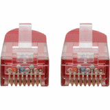 Tripp Lite N200-002-RD Cat6 Gigabit Molded (UTP) Ethernet Cable (RJ45 M/M) PoE Red 2 ft. (0.61 m)