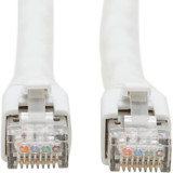 Tripp Lite N272-003-WH Cat8 25G/40G-Certified Snagless Shielded S/FTP Ethernet Cable (RJ45 M/M) PoE White 3 ft. (0.91 m)