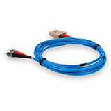 AddOn ADD-ST-SC-3M6MMF-BE 3m SC (Male) to ST (Male) Blue OM1 Duplex PVC Fiber Patch Cable