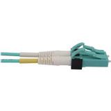 Tripp Lite N820X-05M-OM4 400G Multimode 50/125 OM4 Switchable Fiber Optic Cable (Duplex LC-PC M/M) LSZH Aqua 5 m (16.4 ft.)