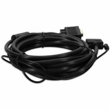 AddOn VGAMM15A-5PK 5PK 15ft VGA Male to VGA Male Black Cables Which Includes 3.5mm Audio Port For Resolution Up to 1920x1200 (WUXGA)