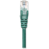 Manhattan 342469 Network Patch Cable, Cat6, 0.5m, Green, CCA, U/UTP, PVC, RJ45, Gold Plated Contacts, Snagless, Booted, Lifetime Warranty, Polybag