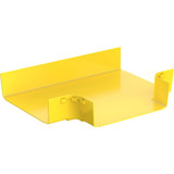 Panduit FRT12X4LYL FiberRunner Horizontal Tee - 12x4 - Yellow