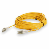 AddOn ADD-LC-LC-15M5OM4-YW-TAA Fiber Optic Duplex Patch Network Cable