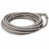 AddOn ADD-50FCAT6A-GY 50ft RJ-45 (Male) to RJ-45 (Male) Gray Cat6A UTP PVC Copper Patch Cable