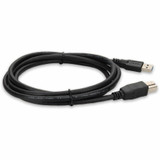 AddOn USB3EXTAB1 1ft USB 3.0 (A) Male to USB 3.0 (B) Male Black Cable