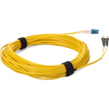 AddOn ADD-ST-LC-50M9SMF 50m LC (Male) to ST (Male) Yellow OS2 Duplex Fiber OFNR (Riser-Rated) Patch Cable