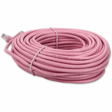 AddOn ADD-100FCAT6-PK 100ft RJ-45 (Male) to RJ-45 (Male) Straight Pink Cat6 UTP PVC Copper Patch Cable