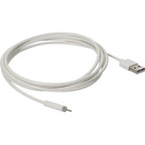 AddOn USB2LGT2MW 2.0m (6.6ft) USB 2.0 (A) Male to Lightning Male Sync and Charge White Cable