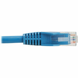 Tripp Lite N201L-01M-BL Cat6 Gigabit Snagless Molded UTP Ethernet Cable (RJ45 M/M) PoE LSZH Blue 1 m (3.3 ft.)