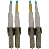 Tripp Lite N820X-06M 400G Multimode 50/125 OM3 Switchable Fiber Optic Cable (Duplex LC-PC M/M) LSZH Aqua 6 m (19.7 ft.)