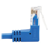 Tripp Lite N204-S03-BL-UD Up/Down-Angle Cat6 Gigabit Molded Slim UTP Ethernet Cable (RJ45 Up-Angle M to RJ45 Down-Angle M) Blue 3 ft. (0.91 m)