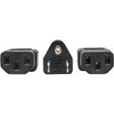 Tripp Lite Power Cord Splitter C14 to 2xC13 PDU Style 10A 250V 18 AWG 18-in. (45.72 cm) Black