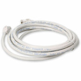 AddOn ADD-2FCAT6A-WE 2ft RJ-45 (Male) to RJ-45 (Male) Straight White Cat6A UTP PVC Copper Patch Cable