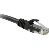 ENET C6-BK-40-ENC Cat6 Black 40 Foot Patch Cable with Snagless Molded Boot (UTP) High-Quality Network Patch Cable RJ45 to RJ45 - 40Ft