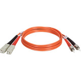 Tripp Lite N304-003 1M Duplex Multimode 62.5/125 Fiber Optic Patch Cable SC/ST 3' 3ft 1 Meter