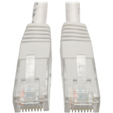 Tripp Lite N200-002-WH Cat6 Gigabit Molded (UTP) Ethernet Cable (RJ45 M/M) PoE White 2 ft. (0.61 m)